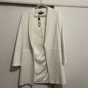 Alice and Olivia (Kylie Stripe Shawl Long Jacket)